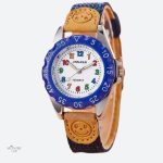 Montre pour enfant, design bicolore et éducatif