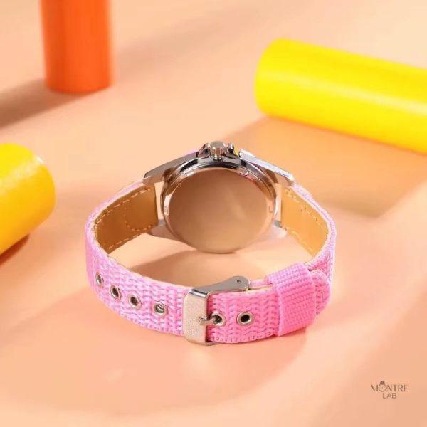 Accessoire ludique, montre enfant quartz multicolore