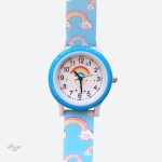 Montre quartz éducative en couleurs vives pour enfants