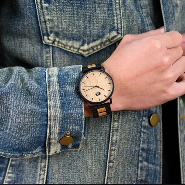 Montre en bois pour homme, un choix chic