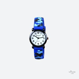 Montre enfant camouflage quartz pour les petits de 3 ans