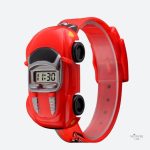 Montre digitale pour enfant, thème automobile amusant