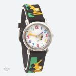 Montre étanche pour enfant, design tracteur coloré