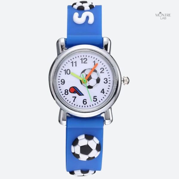 Montre enfant football quartz 5 ans