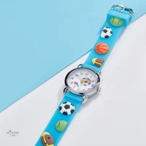 Montre colorée pour jeunes fans de football