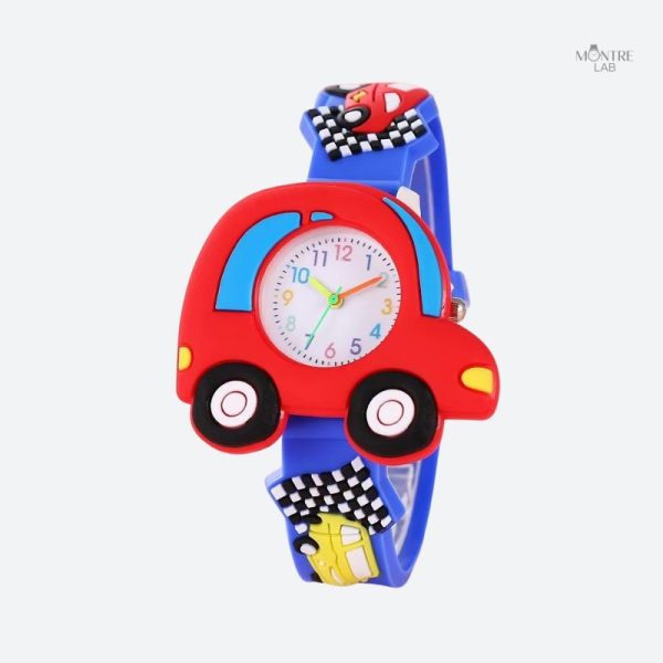 Montre pour enfant de 5 ans au design voiture