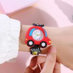 Montre amusante pour enfant, style voiture