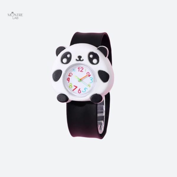 Montre ludique en silicone pour les petits amoureux des animaux