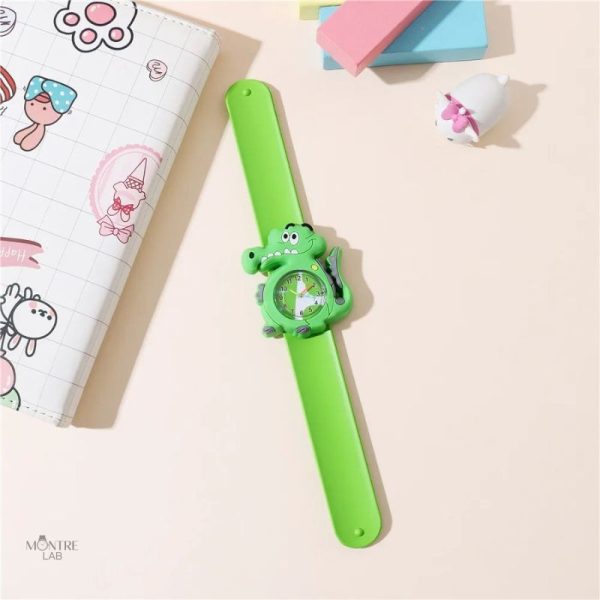 Montre enfant 5 ans avec design animalier en silicone