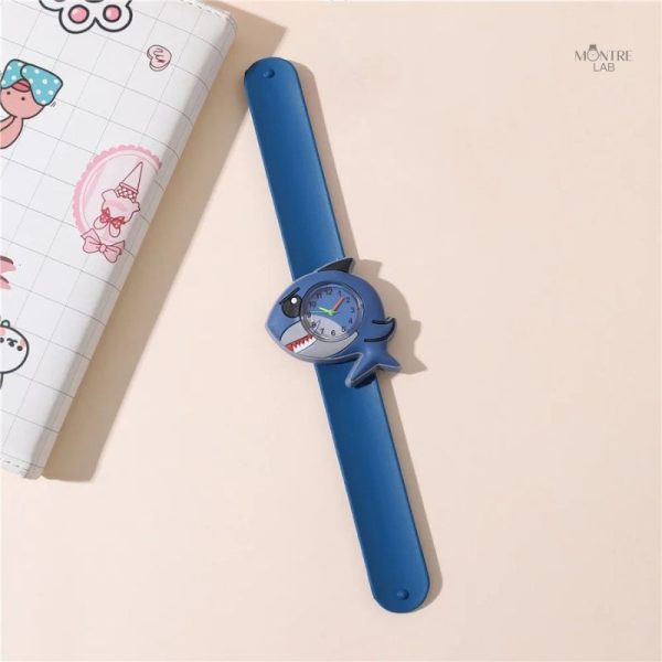 Montre silicone enfant, style animal, idéale pour les 5 ans