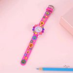 Accessoire ludique pour enfants, montre à thème floral