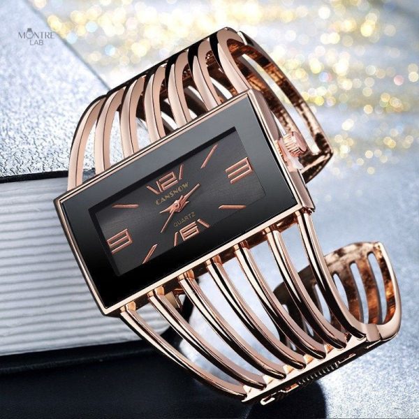 Accessoire féminin : montre bracelet quartz
