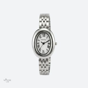 Montre femme cadran ovale élégante et raffinée