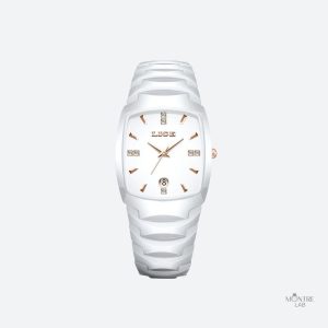 Montre élégante pour femme en acier inoxydable