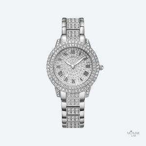 Montre raffinée pour femme, design élégant avec brillance