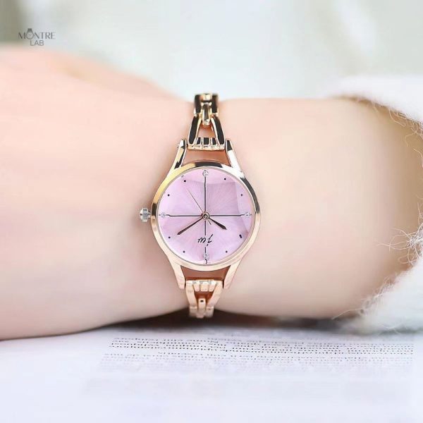Cadran Minimaliste Montre Femme Élégante