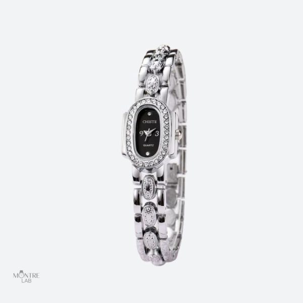 Montre Femme Élégante Quartz Cadran Ovale