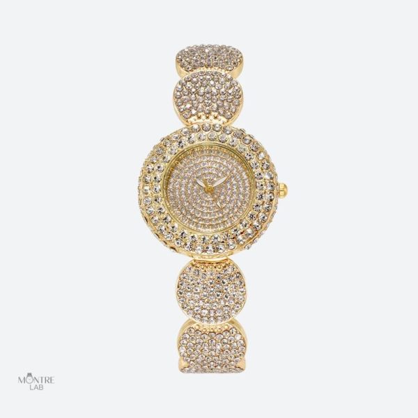 Accessoire féminin : montre en strass élégant