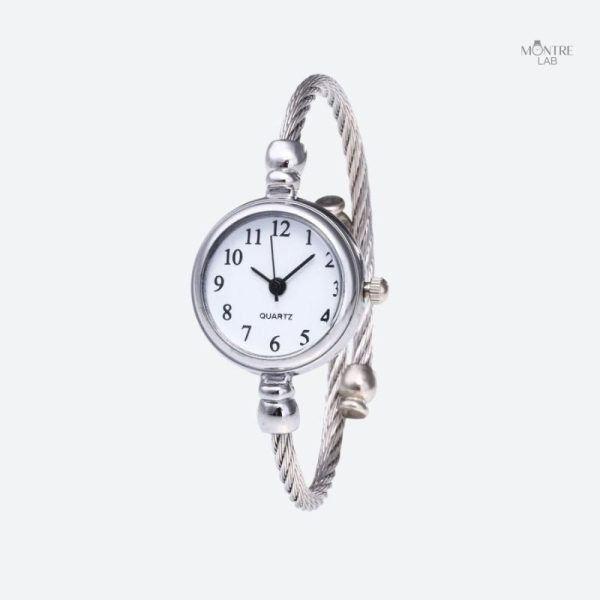 Montre quartz femme au design vintage élégant