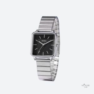 Montre carrée pour femme, style rétro chic