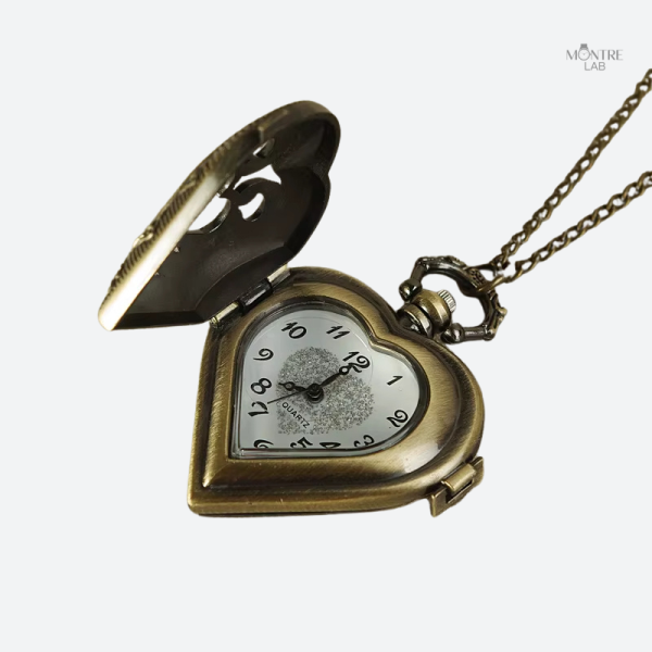 montre-gousset-femme-coeur-bronze-vintage-1 Montre à gousset femme cœur bronze vintage