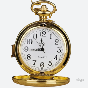 Montre à gousset femme en métal miroir