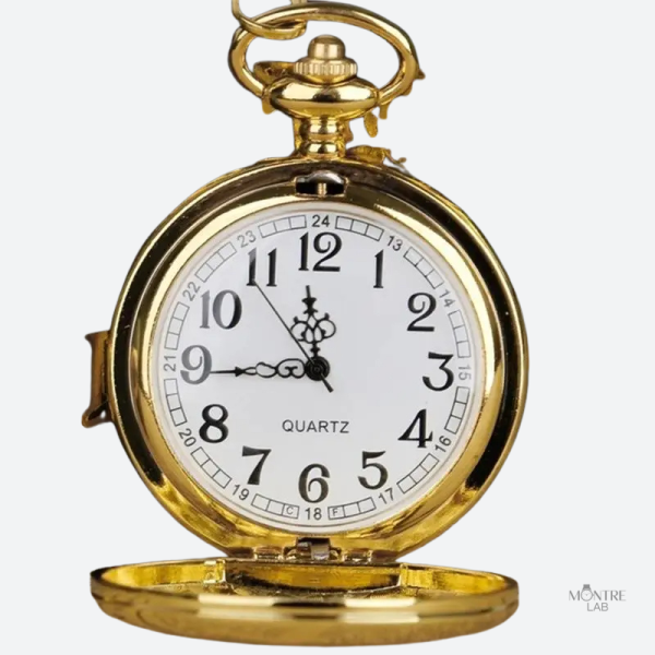 Montre à gousset femme en métal miroir