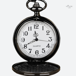 Montre à gousset chic avec finition miroir