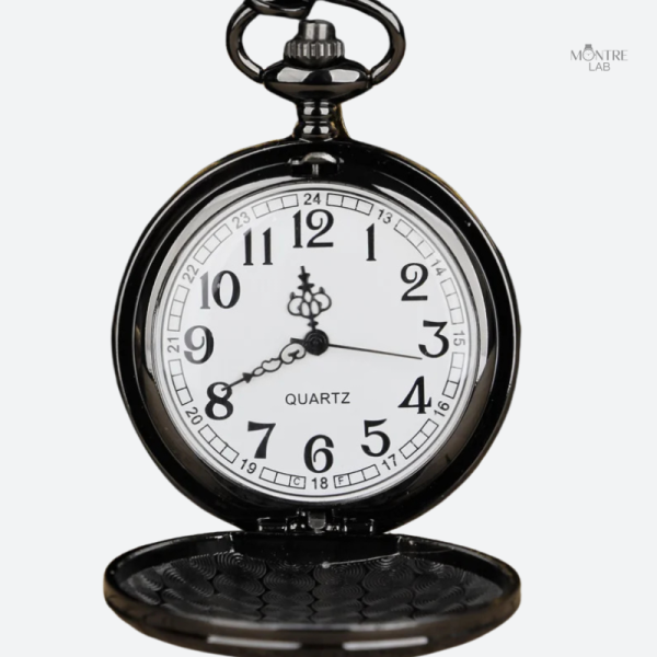 Montre à gousset chic avec finition miroir
