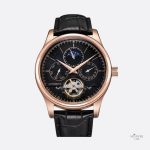 Montre homme automatique élégante avec fonction phase de lune