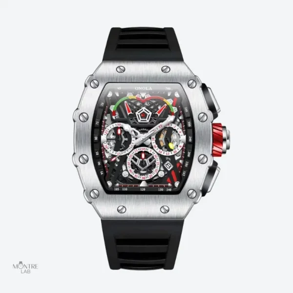 Montre tonneau pour homme au style classique