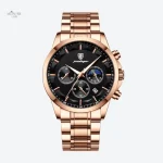 Accessoire masculin : montre chronographe avec bracelet robuste