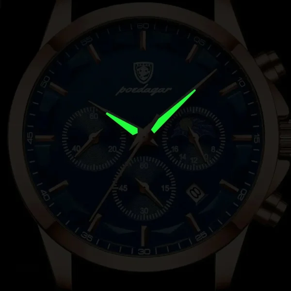 Montre sportive pour homme, bracelet acier durable