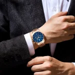 Chronographe pour homme, style contemporain et chic