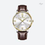 Montre homme cuir étanche quartz élégante et moderne