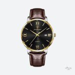 Montre cuir homme avec mouvement à quartz, étanche