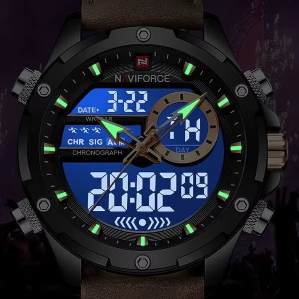 Accessoire masculin : montre digitale avec design sportif
