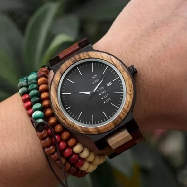 Montre en Bois pour homme, parfaite pour tous les jours