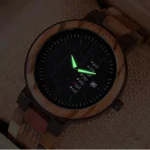 Élégance naturelle : montre multifonction pour homme