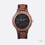 Montre en Bois Viking Noir pour homme