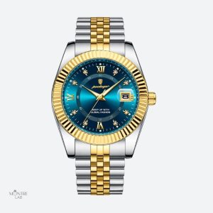 Montre Homme Luxe Quartz avec chiffres romains élégants