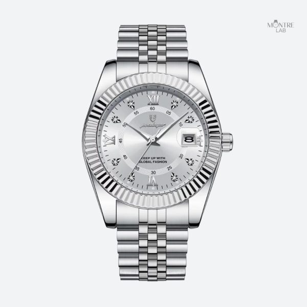 Montre homme avec mouvement quartz et style sophistiqué