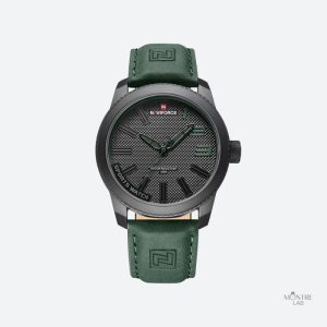 Montre Cuir Sport pour Homme, style Militaire