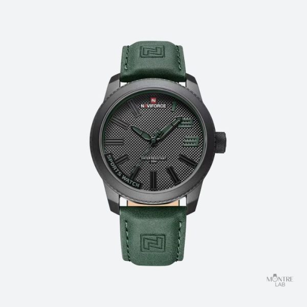 montre-homme-militaire-sport-en-cuir-etanche-1 Montre Cuir Sport pour Homme, style Militaire