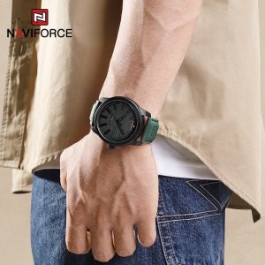 Montre Homme en Cuir, design Sportif et Militaire