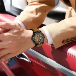 Style moderne, montre homme en cuir