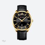 Montre en cuir pour homme au style raffiné et intemporel