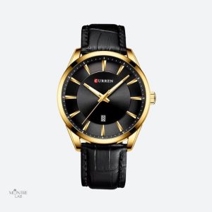 Montre en cuir pour homme au style raffiné et intemporel