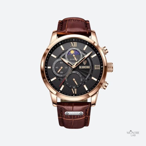 montre-homme-quartz-cuir-etanche-1 Montre homme cuir quartz étanche élégante et fonctionnelle