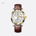 Accessoire de mode masculin, montre quartz raffinée